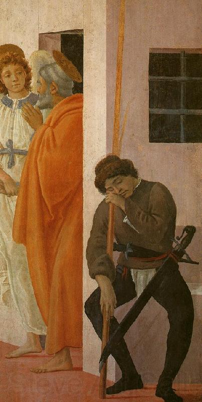 Filippino Lippi St Peter Freed from Prison Norge oil painting art